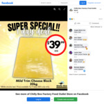 20kg Mild Trim Cheese Block $39.99 (23 Available) @ Chilly Box Factory Food Outlet Store (Palmerston North, Instore Only)