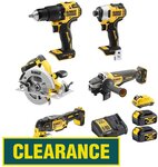 Dewalt 18V 5 Piece Brushless Kit (Delivery Only, Free for Most Areas) $799 @ Bunnings