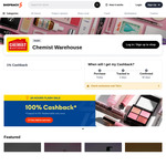 Chemist Warehouse: 100% Cashback ($10 Cap) @ ShopBack NZ