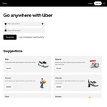 50% off 5 Uber Trips (up to $15 Each) with Referral @ Uber (New Customers)