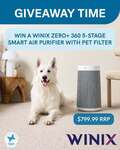 Win a Winix Zero+ 360 5-Stage Smart Air Purifier with Pet Filter from Sensitive Choice