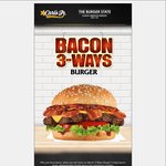 Free Combo with Bacon 3-Ways Burger @ Carl's Jr