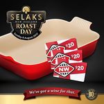 Win 1 of 3 Selaks Roast Day Packs (worth $200) from New World