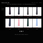 100% Silk Ties + Free Monogramming & Free Gift Wrapping $31.50 AUD / ~$33 (Was $69.95 AUD) + $12 AUD Shipping @ Inherently Me