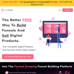 Free Groove Funnels Access - Landing Page Builder