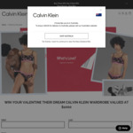 Win a $1,000 Calvin Klein Voucher from Calvin Klein