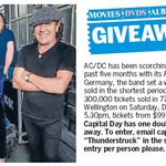 Win a Double Pass to AC/DC Concert, December 12 + 2 CDS from The Dominion Post [Wellington]