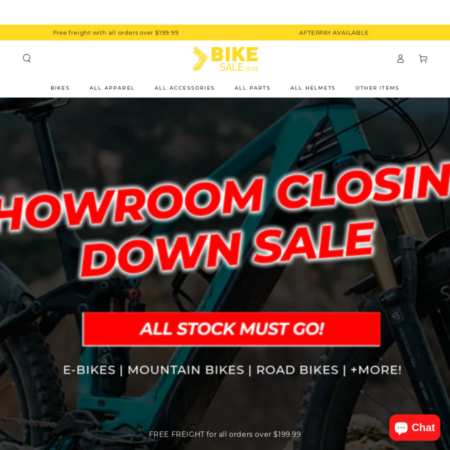 Afterpay bike online parts