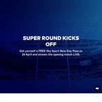 Free Sky Sports Now 1 Day Pass (usually $29.99) @ Sky Sport Now