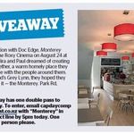 Win a Double Pass to Monterey, Aug 24, from The Dominion Post (Wellington)