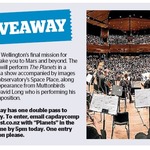 Win a Double Pass to Orchestra Wellington's The Planets from The Dominion Post (Wellington)