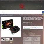 Gigabyte GTX 1060 Mini ITX OC 3GB $234.95 @ Dragon PC