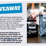 Win 1 of 2 500g Bags of Emporio Espresso Coffee from The Dominion Post