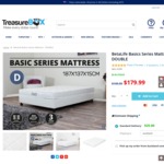 BetaLife Basics Series Mattress - Double - $179.99 + Shipping @ Treasurebox.co.nz
