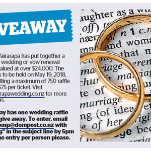 win a wedding raffle