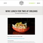 WIN! Lunch for two at Orleans Britomart