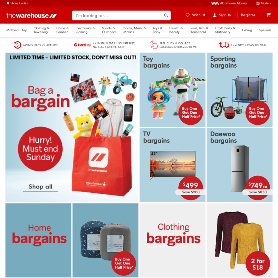 Free Shipping The Warehouse ChoiceCheapies