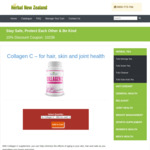20% Discount Collagen C Supplement @ Herbal New Zealand