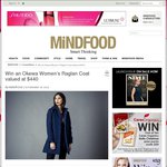 Win an Okewa Women’s Raglan Coat from Mindfood