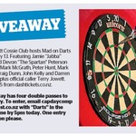 Win 1 of 4 Double Passes to Madon Darts from The Dominion Post (Wellington)