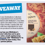 Win a Whittaker’s Chocolate Destinations Collection Set from The Dominion Post