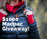 Win Various Macpac Prizes Worth a Total of $1,000 from Lots a Fresh Air