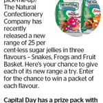 Win 3 Packs of The Natural Confectionery Company Jellies from The Dominion Post