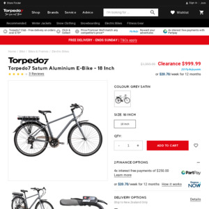 torpedo7 bike sale