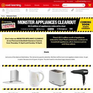 Noel leeming store clearance store