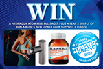 Win a Hydragun Atom Mini Massage Gun + a year’s supply of Blackmores new Lower Back Support + Focus @ Trusted Brands