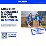 Free Delivery with $60 Spend (Normally $7) @ MILKRUN (Auckland, Wellington, Christchurch, Dunedin)