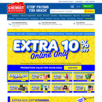 10% off Sitewide (Exclusions Apply) + $5.99 Shipping ($0 C&C/ $99 Order) @ Chemist Warehouse