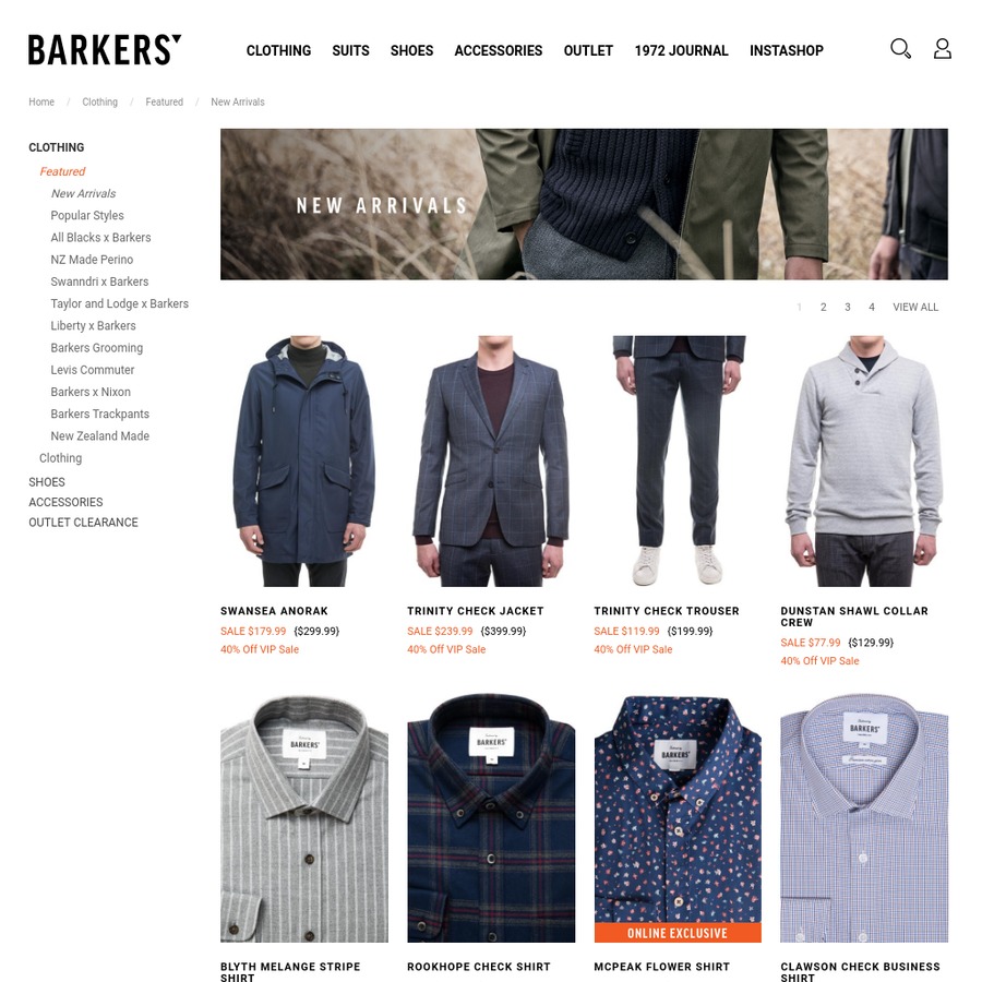 Barkers Clothing 40% off everything, and 50% off all shirts (in store ...