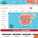 Up to 50% off March Savings Sale (e.g. 3 Tier Bookshelf for $59.99) @ HomeMart