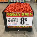 Loose Tomatoes $0.08 Per kg (3kg Limit Per Person) @ Pak'n'Save Royal Oak