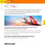 AA Smartfuel Discounts can now be Converted to Qantas Points (1c = 15 Qantas Pts)