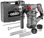 Ozito 1600W SDS+ 4J Rotary Hammer Drill Kit for $99 (was $160) @ Bunnings, Porirua (In-store)