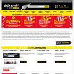 Dick Smith: $15 off $75+, $55 off $315+, $115 off $1015+ | Canon SX610HS Camera $204 (Save $145) + More
