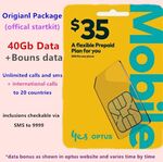 [Australia] 50% off Optus Traveller SIM Starter Kit (60GB 1st Month, 40GB 2nd, 400 Inter. Minutes) A$19.50 Delivered @ Simonline