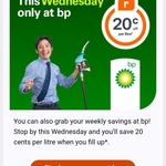 Save $0.20/L off Fuel (Up to 50L) @ BP App (Everyday Rewards Required)