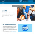 Get $100 When You Open & Activate a New Go Acc (via goMoney App) + Visa Debit Card + Make 5 Transactions @ ANZ (New Customers)