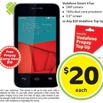 Vodafone Smart 4 Fun Smartphone $20 with $19 Credit @ Countdown