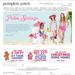 Pumpkin Patch - 1-Day Sale Thurs 18 Dec 50% off In-Store and Online