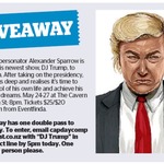 Win a Double Pass to See Trump Impersonator Alexander Sparrow from The Dominion Post (Wellington)