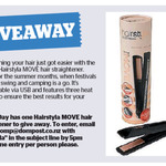 Win a Cordless Hairstyla MOVE Hair Straightener from The Dominion Post