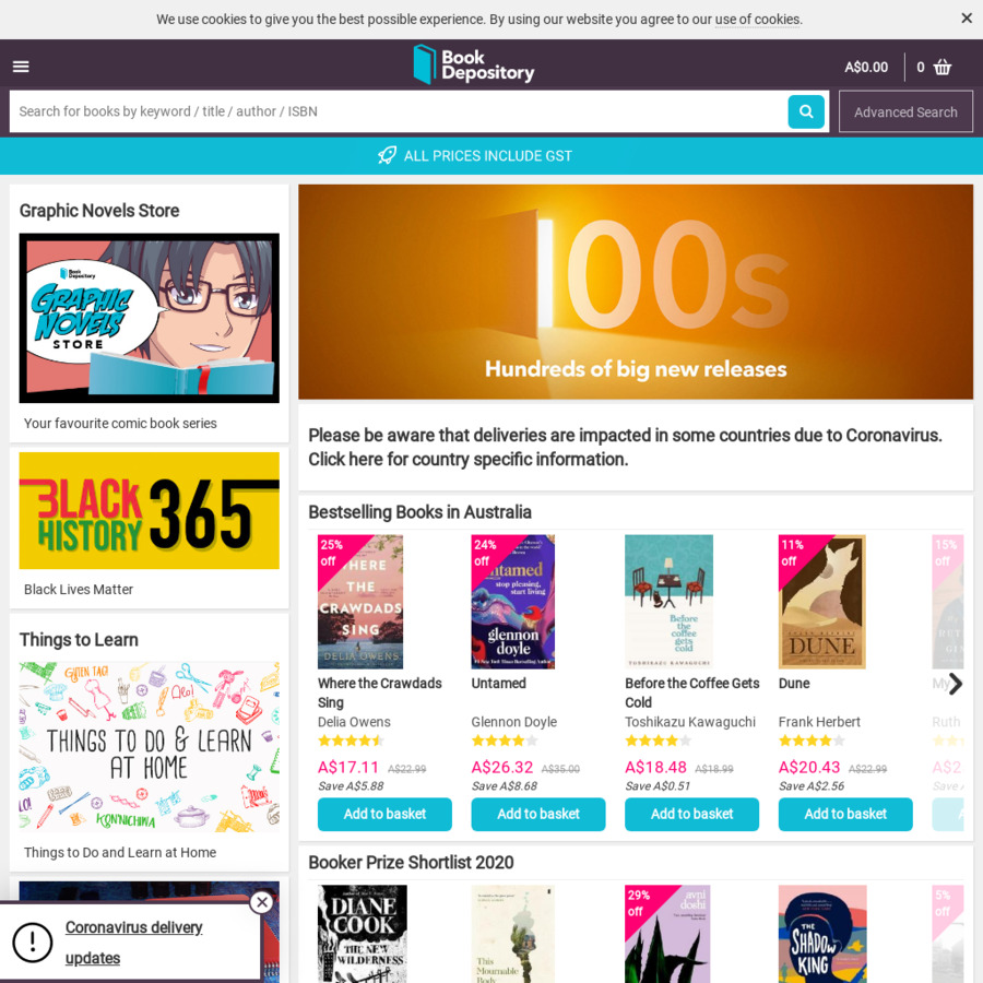 10 off All Books Book Depository ChoiceCheapies