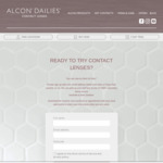 Alcon Dailies Contact Lenses (Free 5 Days Trial, Optometrist Booking Required)