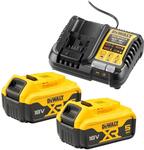 2x DeWalt 18v XR 5.0Ah Batteries + Charger $499 + 1 of 5 Bonus Tools (in-Store Only) + Extra Battery (via Redemption) @ Mitre 10