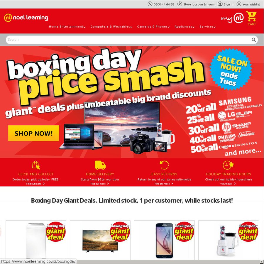 Free Shipping Code for Noel Leeming ChoiceCheapies