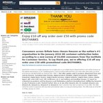 Enjoy £10 off Any Amazon UK Order over £50 with Promo Code BIGTHANKS